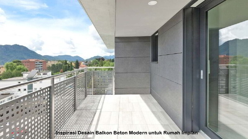 Desain Balkon Beton